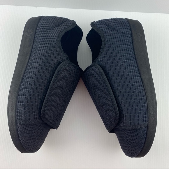 Silverts Mens Velcro House Slippers Sz 13 Slip Resistant - Picture 5 of 12